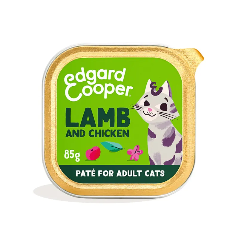 De Moda Paté natural de pollo y cordero (para gato adulto) Edgard&Cooper