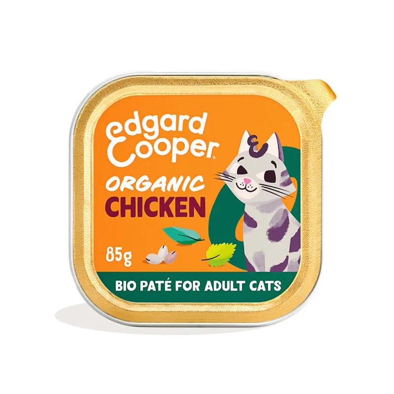 Certificado Paté ecológico de pollo (para gato adulto) Edgard&Cooper