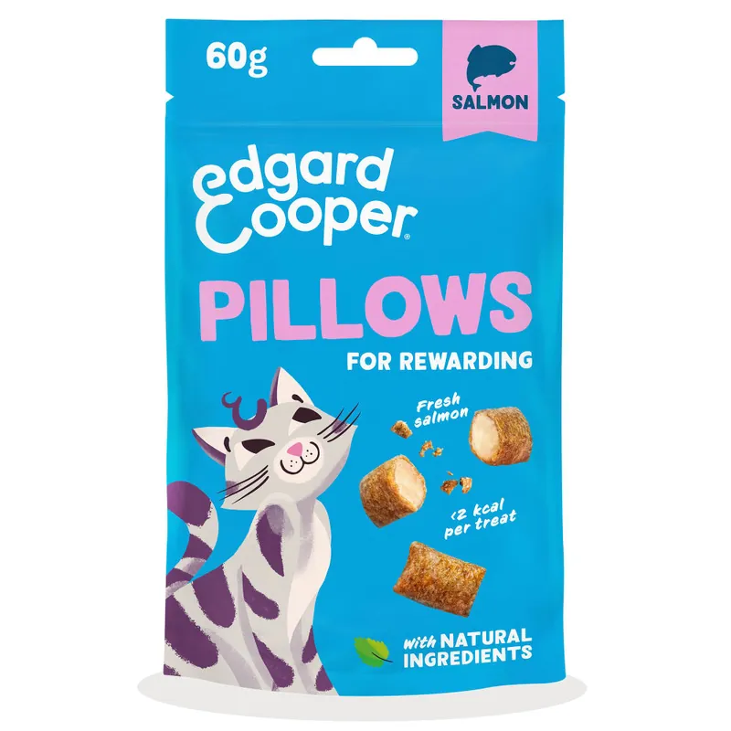 Marca Reconocida Bocaditos de salmón para gatos adultos Edgard&Cooper