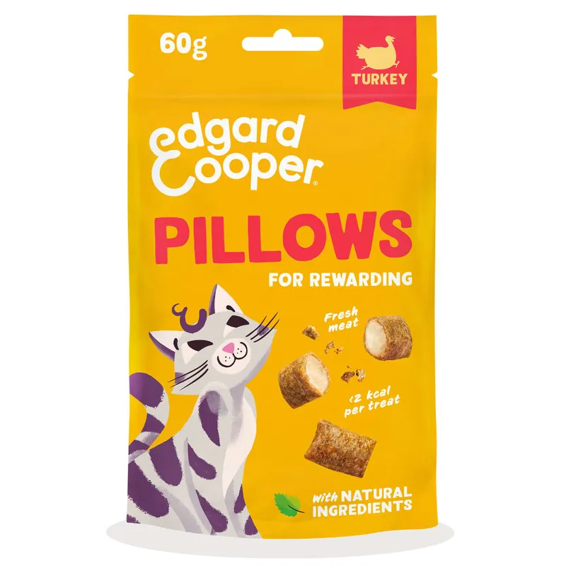 Bocaditos de pavo para gatos adultos Edgard&Cooper Gran Oferta