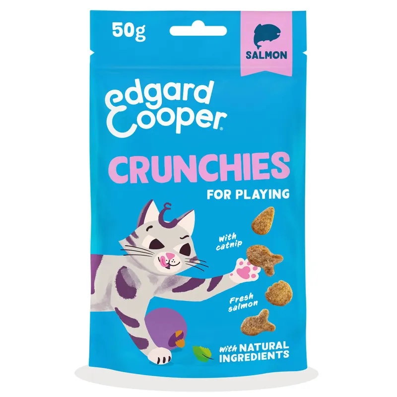 Galletitas de salmón para gatos adultos Edgard&Cooper Auténtico