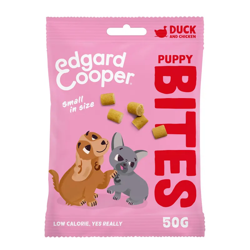 Comprar En Línea Bocaditos de pato y pollo frescos para cachorros Edgard&Cooper