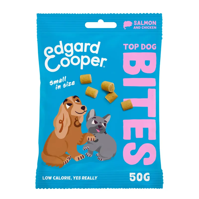 Favorito De Clientes Bocaditos de salmón y pollo frescos (pequeños) Edgard&Cooper