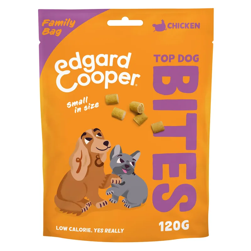 Certificado Bocaditos de pollo frescos para cachorros (bolsa familiar) Edgard&Cooper
