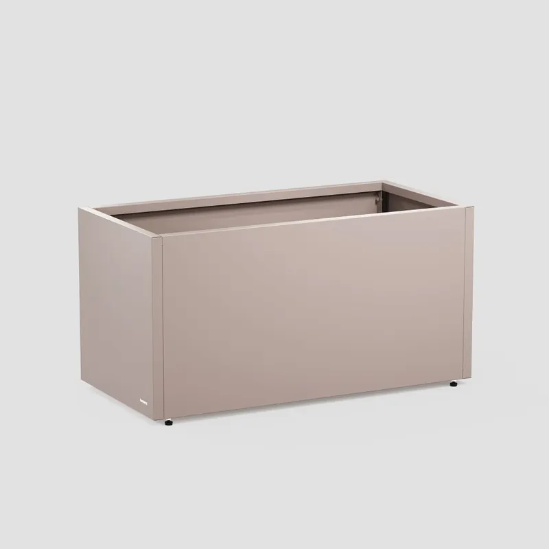 De Moda Herstera Metal Planter - Jardinera METAL PLANTER 50 taupe oscuro