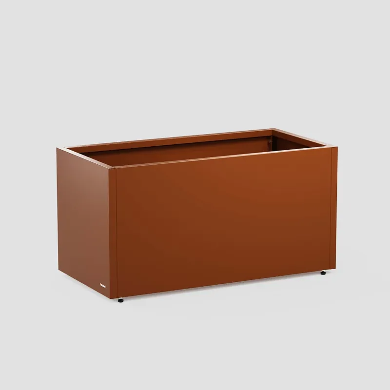 Pedido Al Por Mayor Herstera Metal Planter - Jardinera METAL PLANTER 50 antique rust