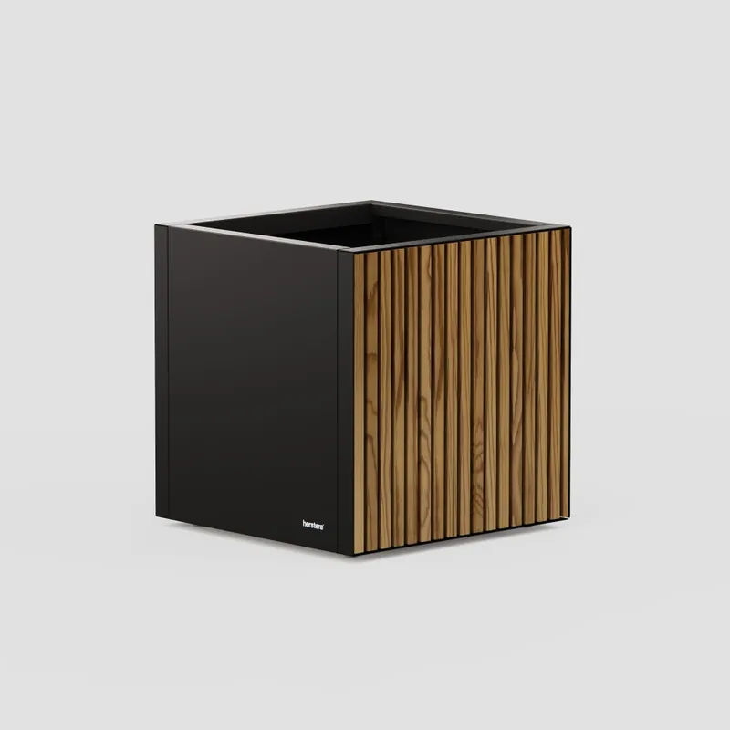 Herstera Deco Planter - Jardinera CUBE WOOD Edición Limitada