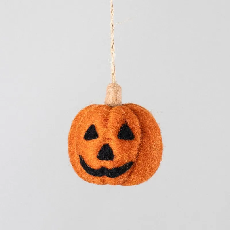 Adorno Colgante Calabaza de Fieltro - Especial Halloween Original