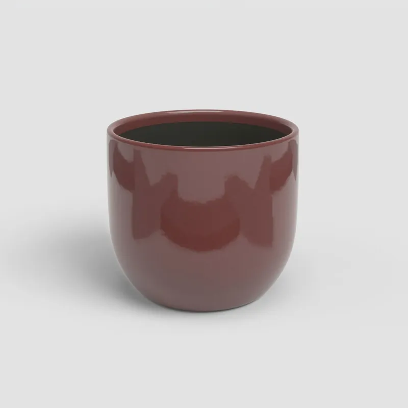 Tendencia Maceta de Interior Artevasi Arcadia rojo oscuro