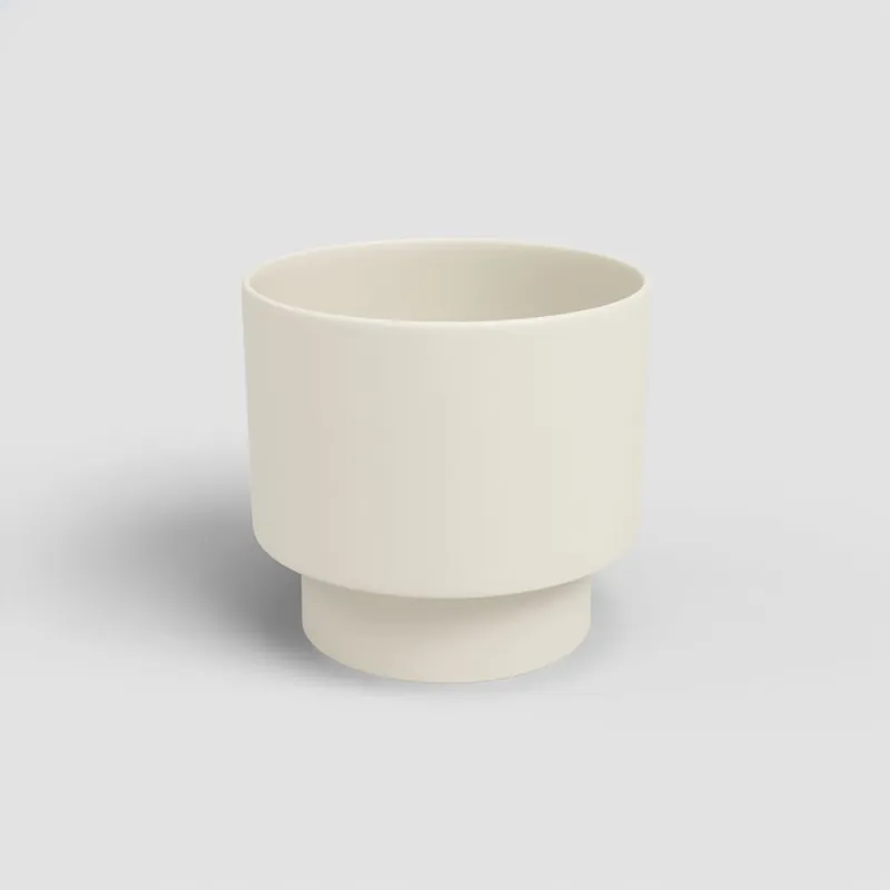 Maceta de Interior Artevasi Nysa crema mate Envío Exprés