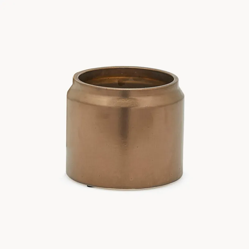 Últimas Unidades Jarrón Decorativo Cachepot bronce