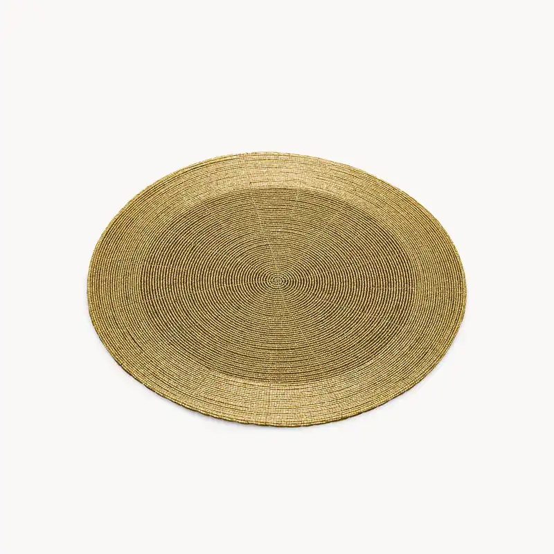 Bajo Plato Decorativo dorado Última Versión