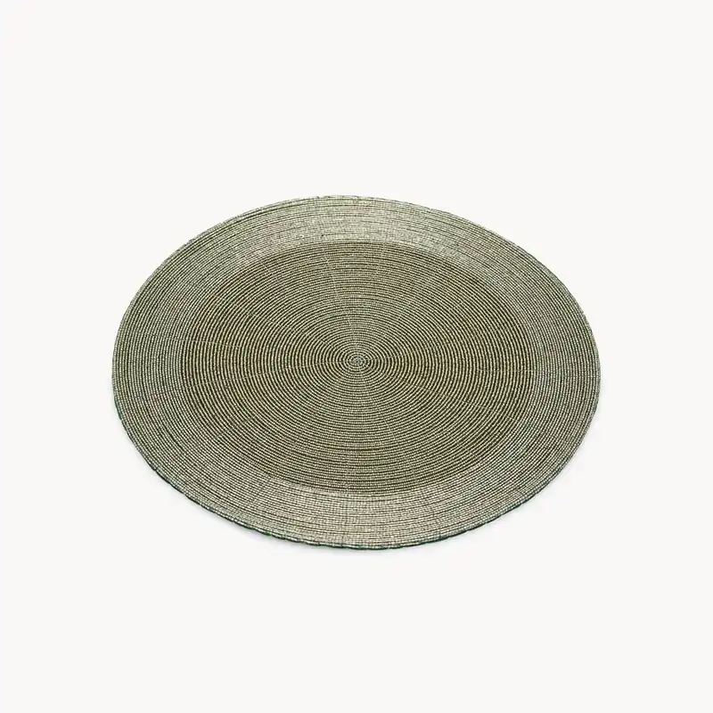 Solo Hoy Bajo Plato Decorativo plateado