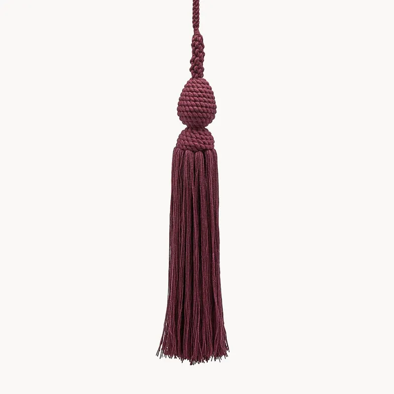 Borla Decorativa gruesa para regalos burgundy Novedad