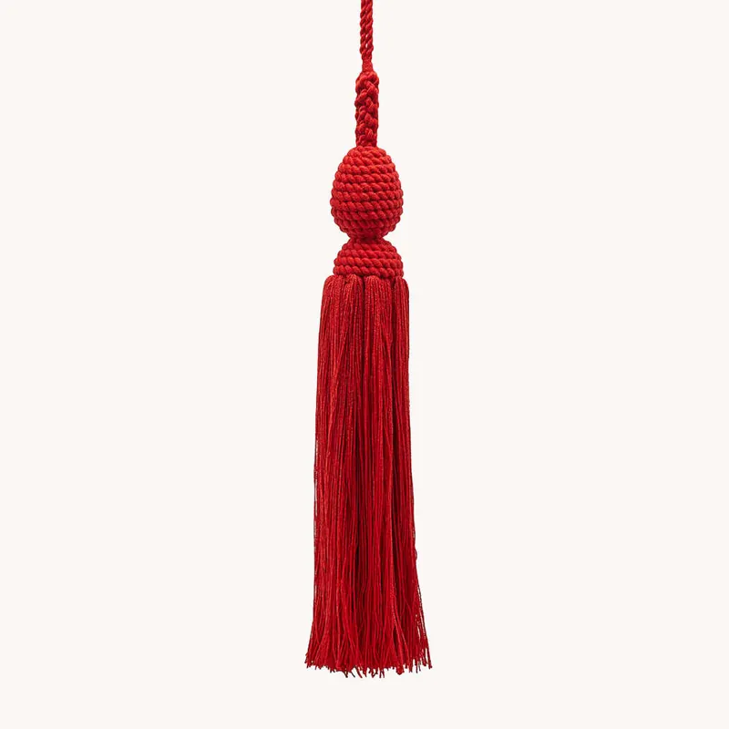 Borla Decorativa gruesa para regalos roja Tendencia