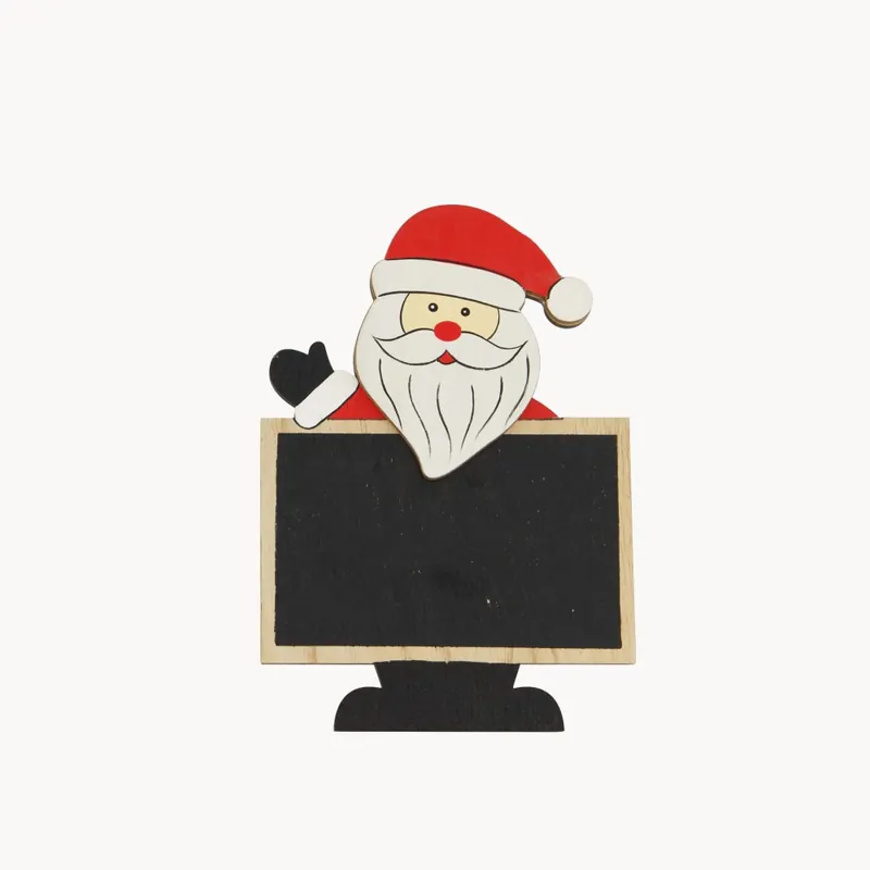 Alta Calidad Pizarra de Madera Reno/Santa Surtido 2: ¡Ideal para Decoración Navideña!