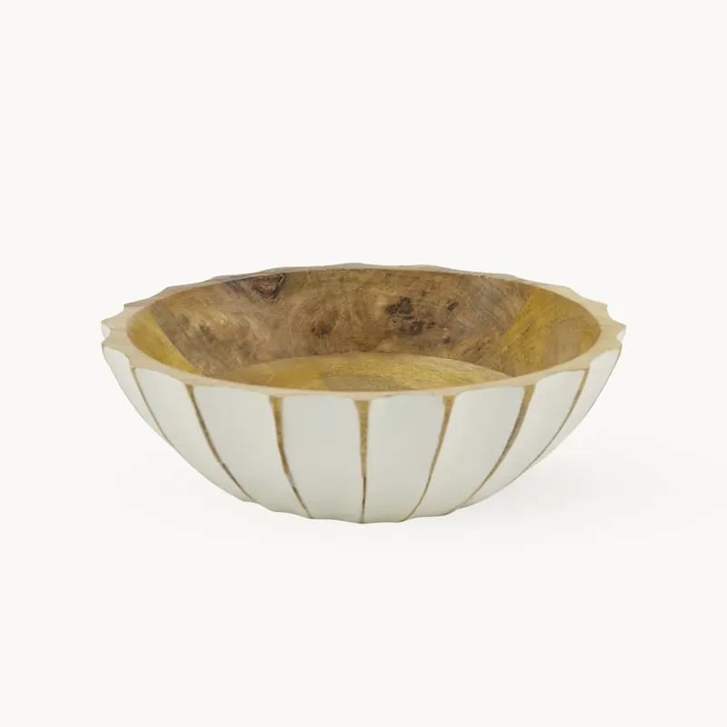 No Te Lo Pierdas Bol Natural/Blanco Ø22 cm