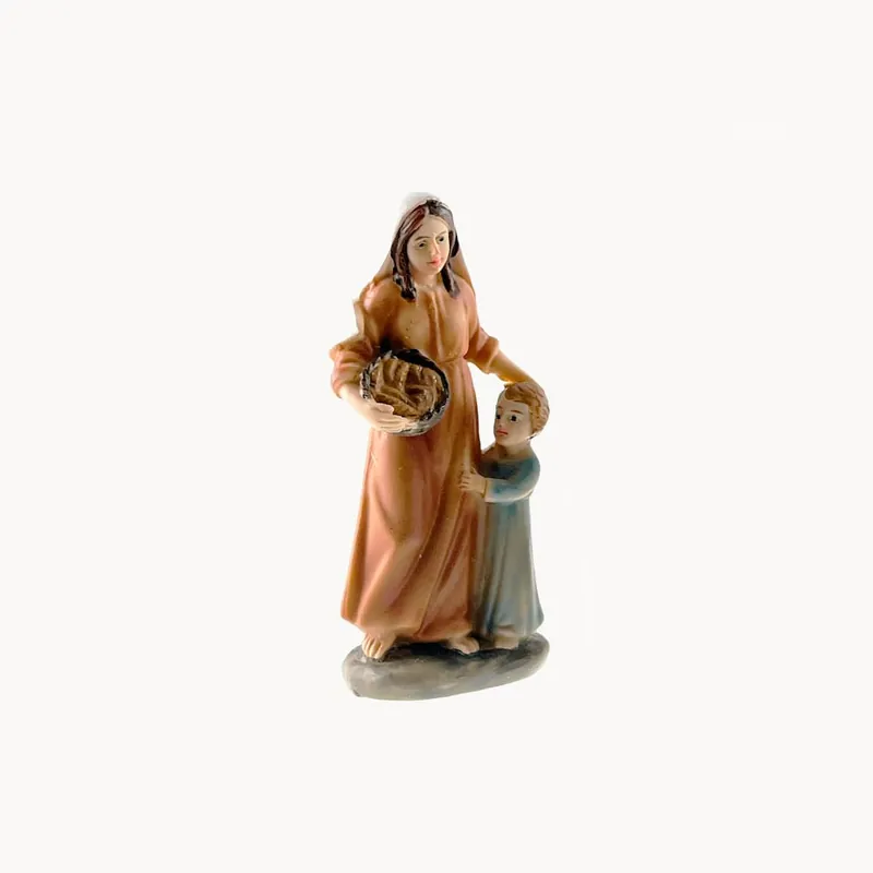 Barato Set pastoras 8 cm para Belén (surtido)