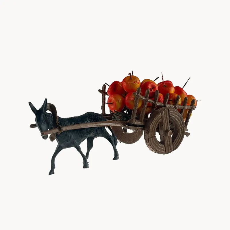 Carreta con manzanas para Belén Gran Oferta