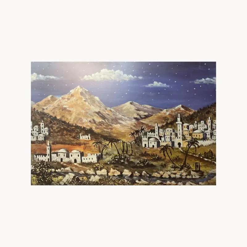 Oferta De Temporada Fondo de paisaje 70×100 cm para Belén