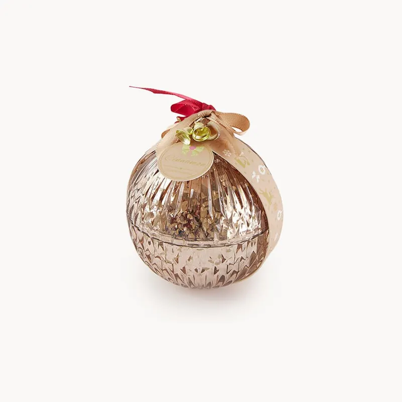 Profesional Vela perfumada esfera dorada Ø8 cm