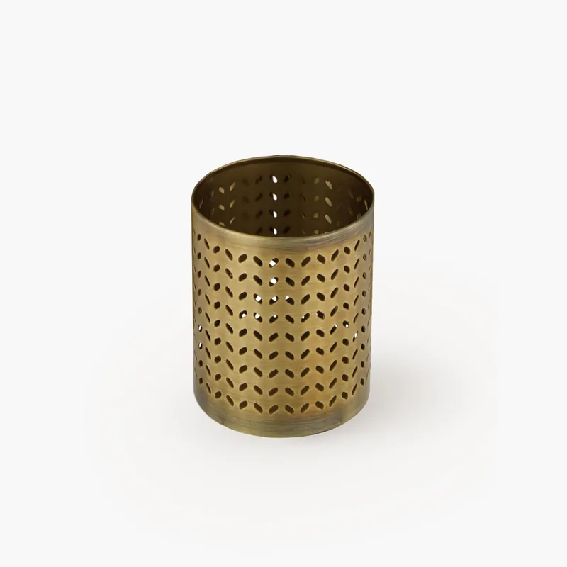 Portavelas metal cobre 10 cm (tamaño pequeño) Entrega Rápida