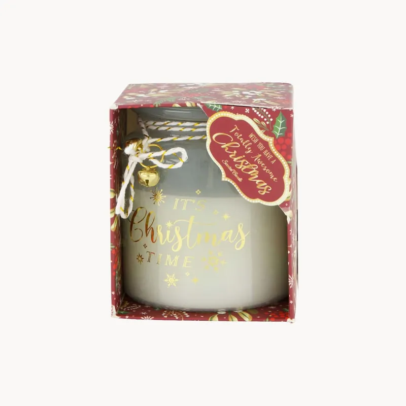 Vela perfumada vainilla en vaso de cristal 9,5 cm Solo Hoy