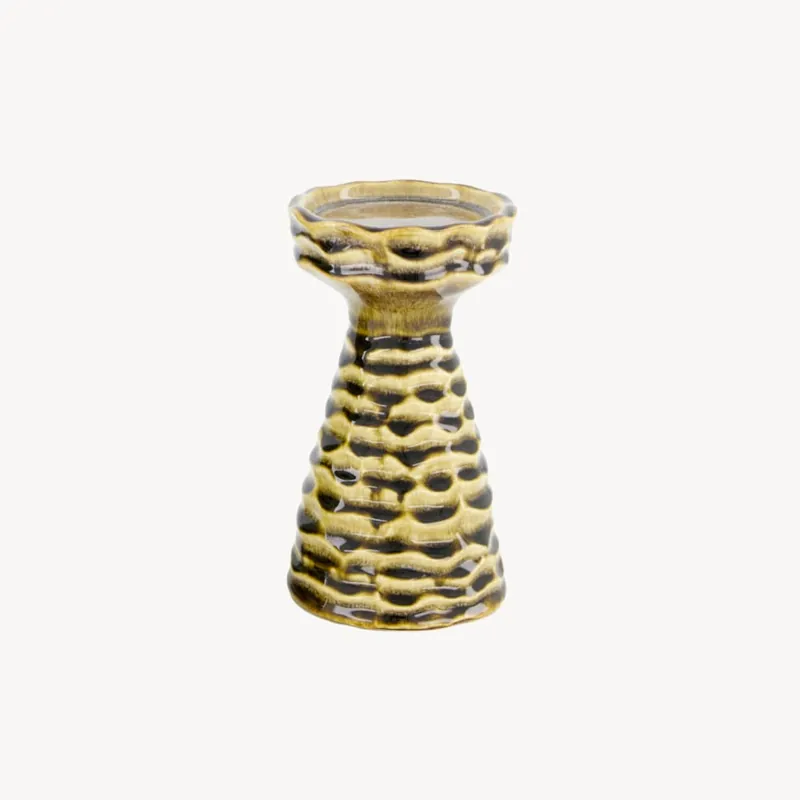 Portavelas con base cerámica 16 cm (surtido) Mejor Calidad