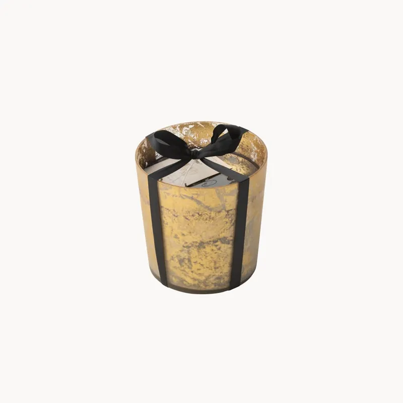 Descuento Vela perfumada dorado/negro Ø15,5 cm