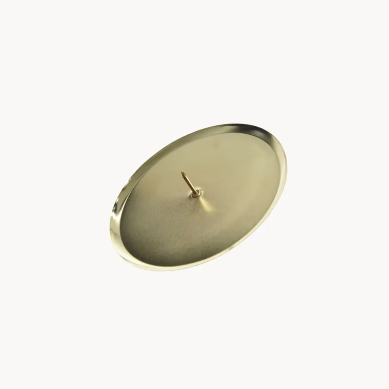 Portavelas metal dorado brillante 6 cm Última Oportunidad