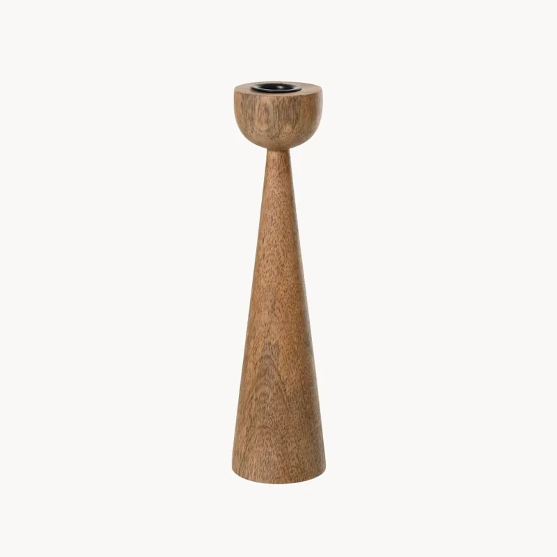 Ordenar Ahora Mismo Candelabro madera natural 25 cm