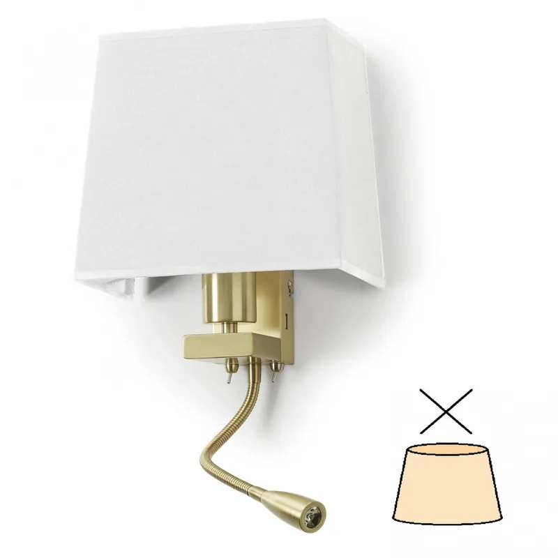 Solo Hoy EXO LIGHTING FIRENZE Estructura aplique lectura oro