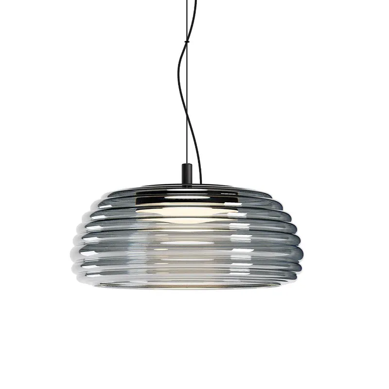 REDO ONDULA LED 410 Colgante Negro-Fumé Profesional