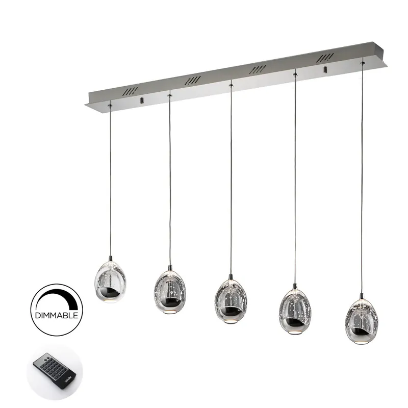 SCHULLER ROCÍO COLGANTE LINEAL CROMO dimable con mando Rebajas