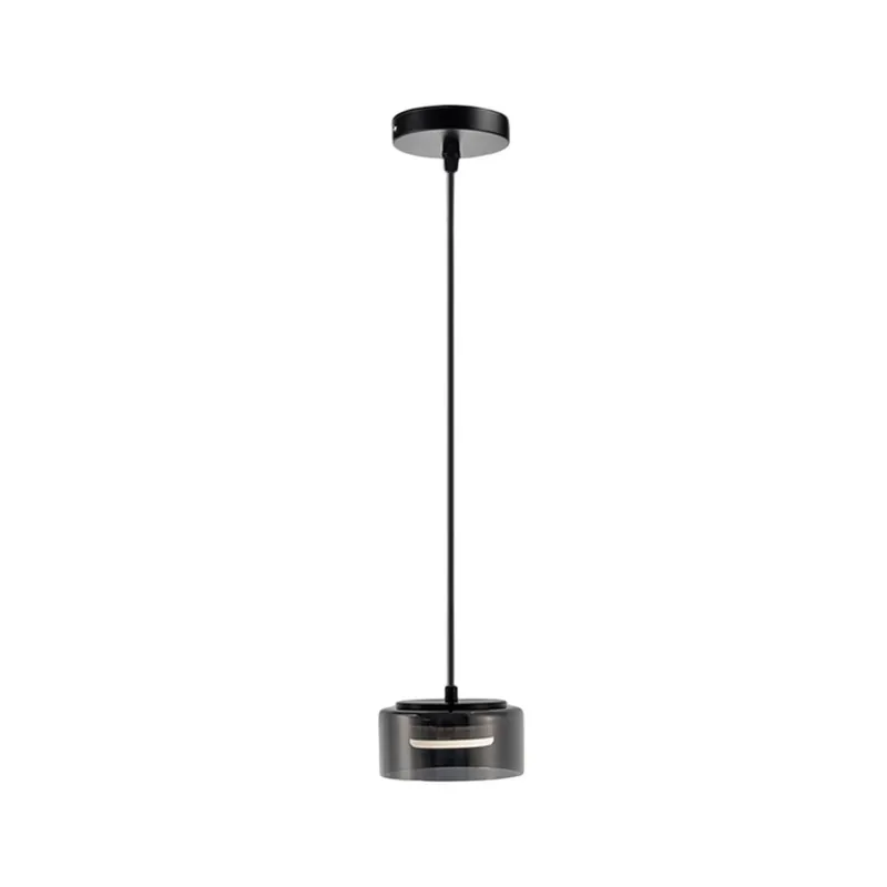 Venta Final I3 OLAIA Colgante Negro-Smoky 1L