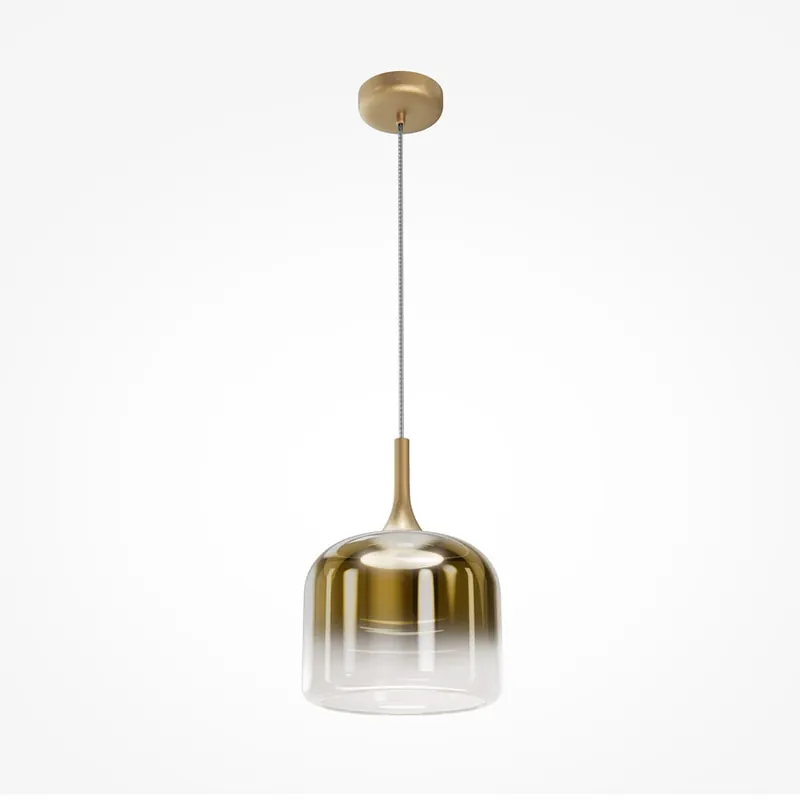 Solo Por Tiempo Limitado MAYTONI SPIRITO Colgante Dorado de Vidrio LED