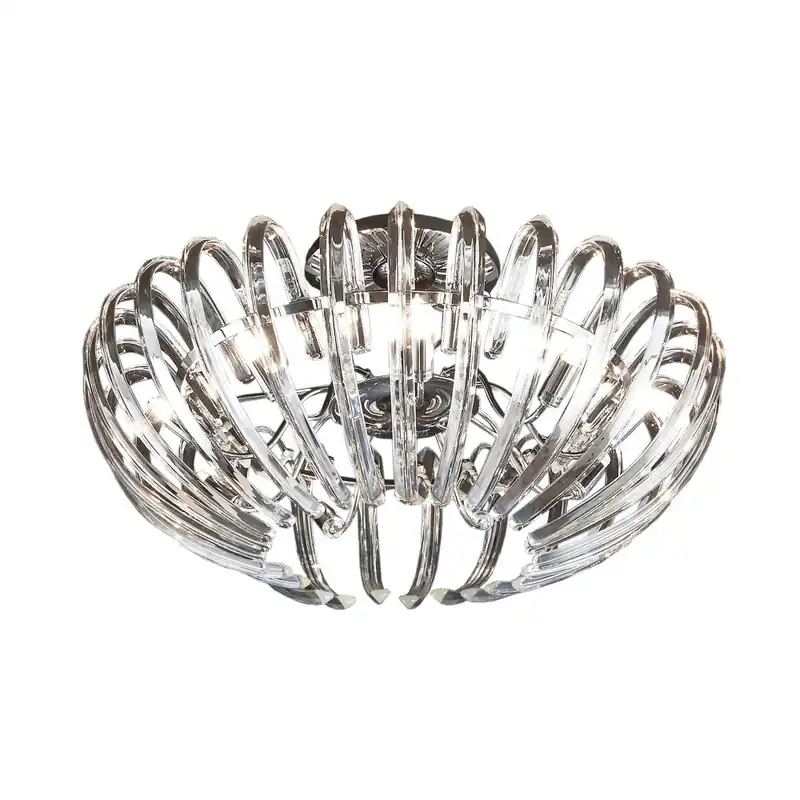 SCHULLER ARIADNA Plafón de Cristal Cromo Compra Hoy