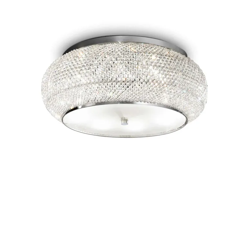 Alta Calidad IDEAL LUX PASHÀ PL10 PLAFÓN CROMO