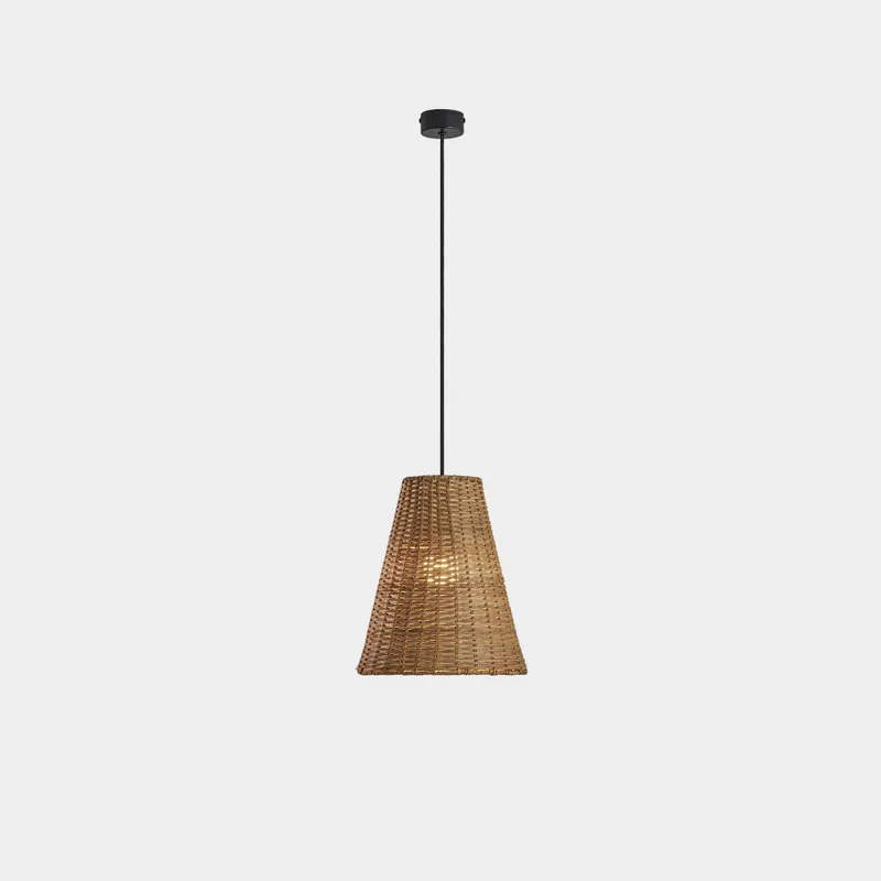 Artesanal LEDSC4 CARIBE Ø260 Colgante Ratán Natural