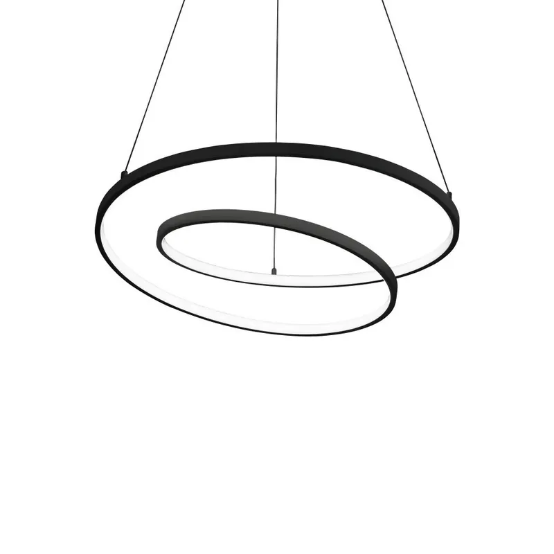 Promoción Exclusiva IDEAL LUX OZ SP D60 Colgante Negro 4000K