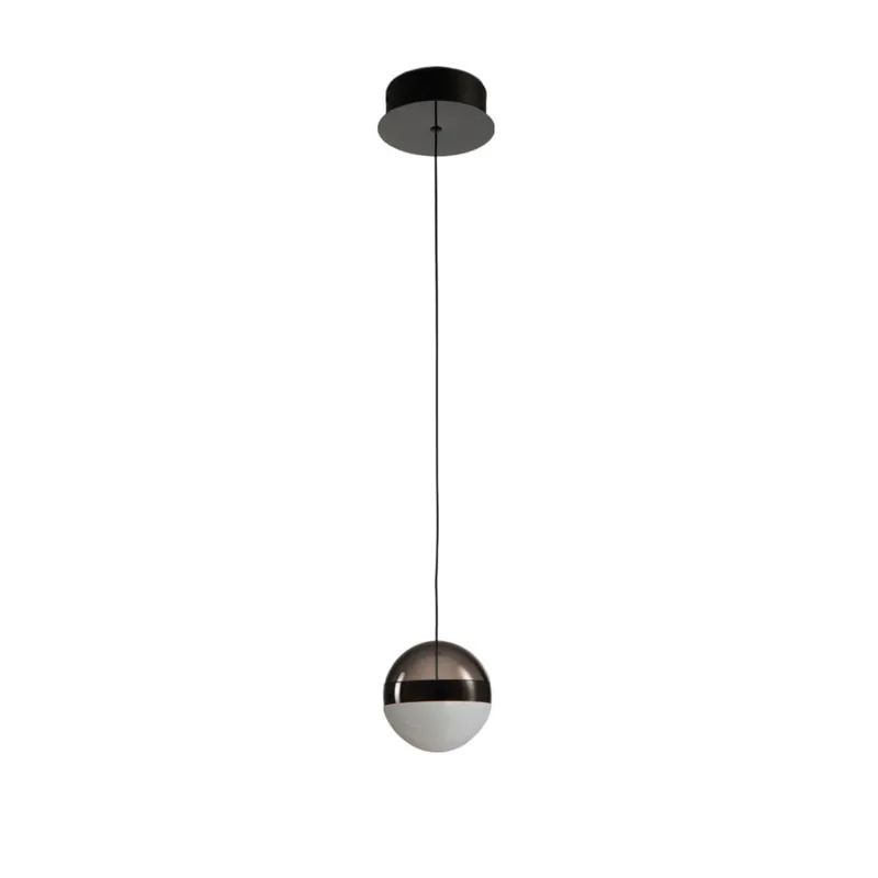 SCHULLER ORBES 120 Lámpara Colgante Cromo-Negro Stock Limitado