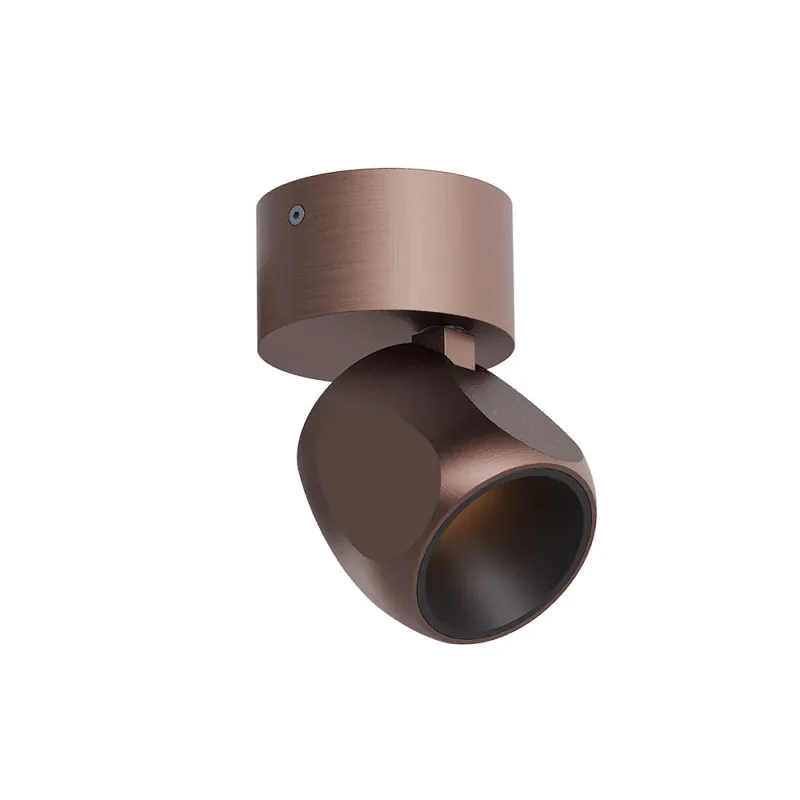 REDO CRISP LED 107 Plafón-Aplique Marrón CCT Tendencia
