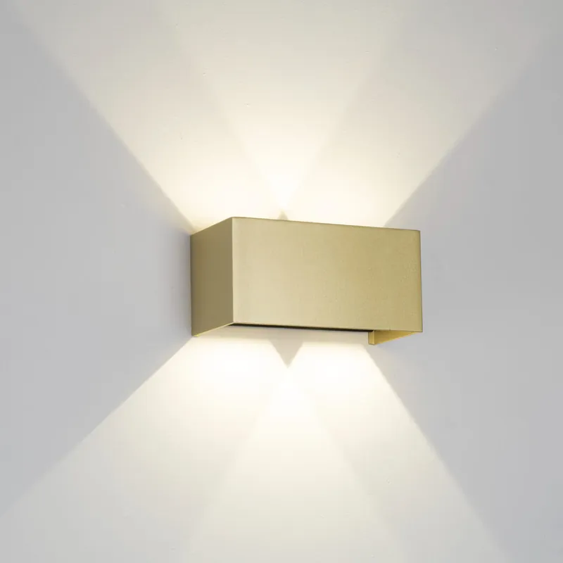Tendencia MANTRA DAVOS DOBLE Aplique Dimmable Dorado 2700K