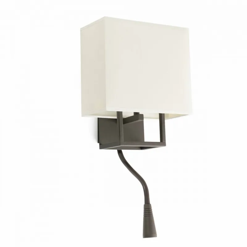 Rebajas FARO VESPER Aplique lectura marrón-beige