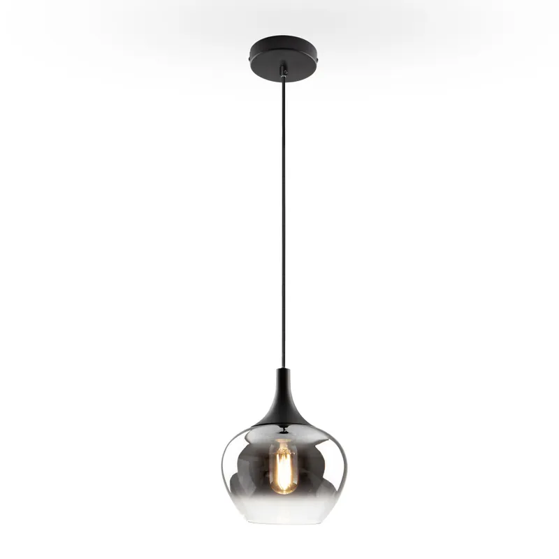SCHULLER OPAZ 190 Colgante 1L Negro-Fumé Solo Hoy