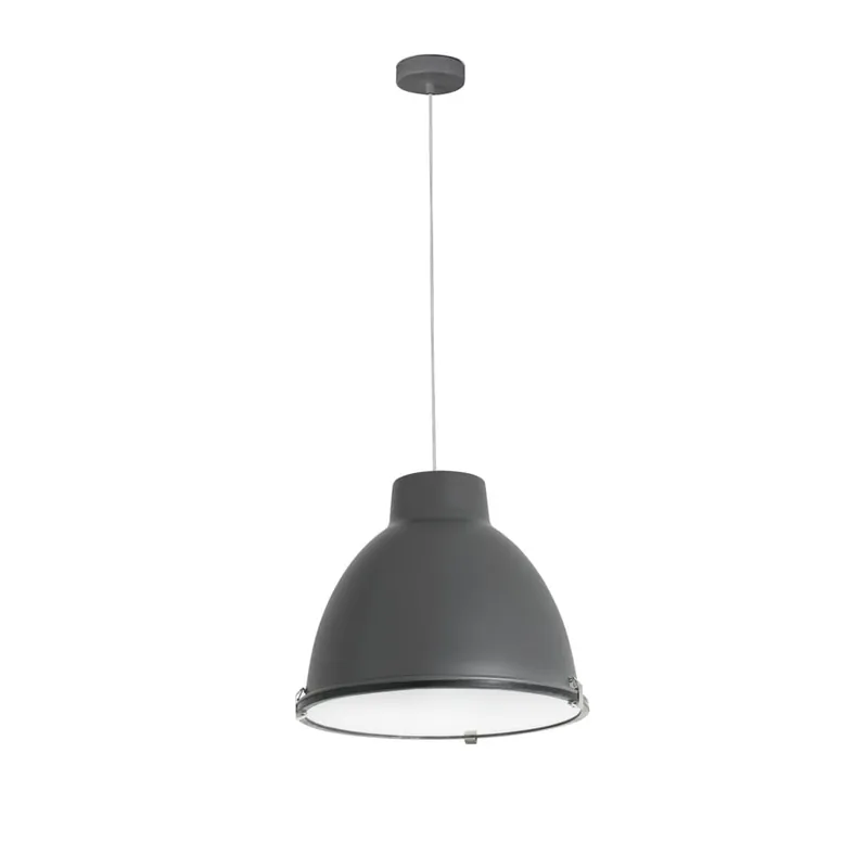 Artesanal FARO CHARLOTTE Lámpara colgante gris oscuro