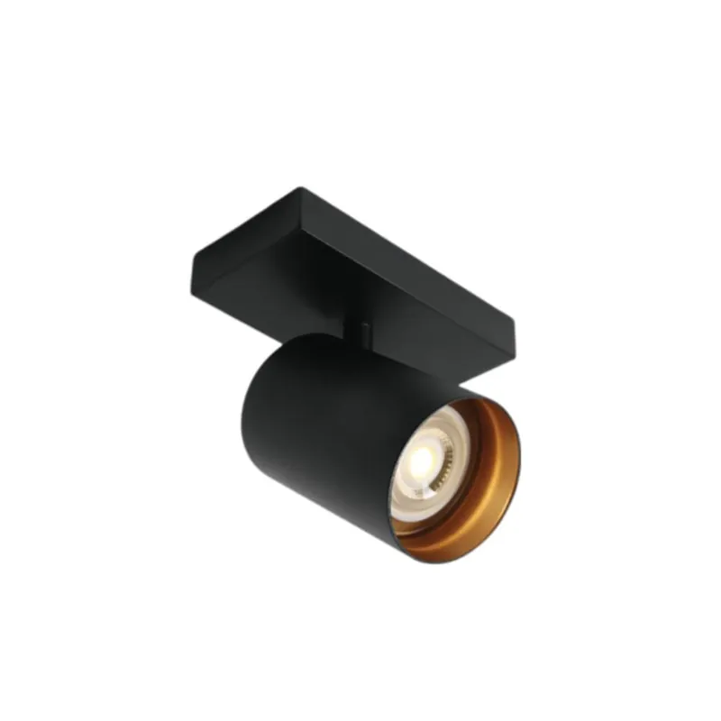Última Versión ONE LIGHT Foco 1L Orientable Negro