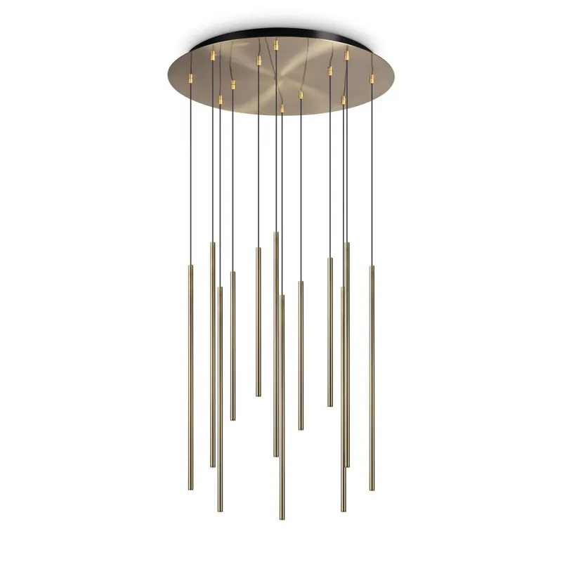 Últimas Unidades IDEAL LUX FILO SP12 Colgante Latón 2700K