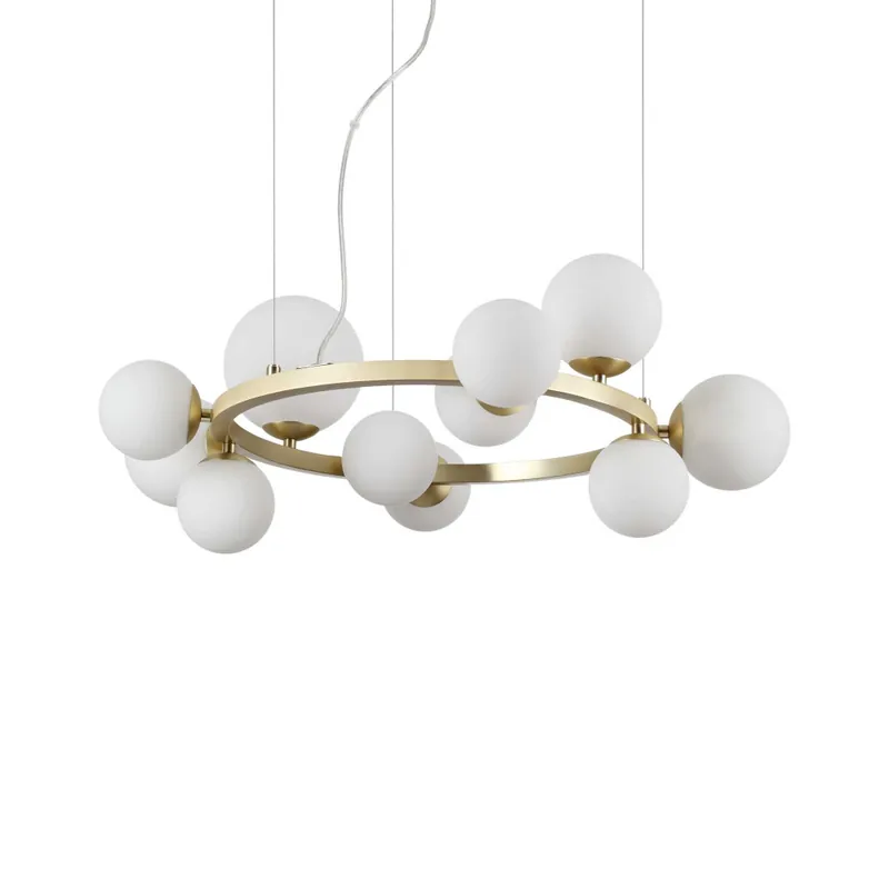 Promoción Exclusiva IDEAL LUX PERLAGE SP11 Colgante Blanco