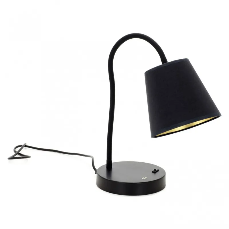 Tendencia EXO LIGHTING MONTECARLO sobremesa negro USB